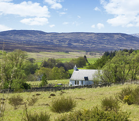 Image showing lonely cottage in the highlands