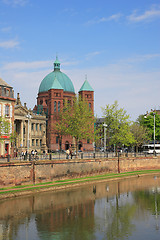 Image showing Colorful houses of Strasbourg