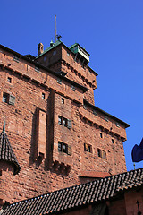 Image showing haut Koenigsbourg castle
