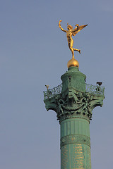 Image showing Place de la Bastille, Paris.