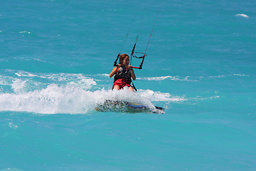 Image showing kite boarder