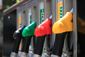 Image showing Gas station pump