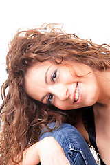 Image showing happy young woman