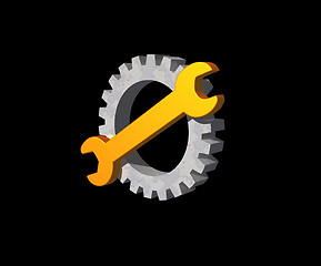 Image showing wrench gear logo