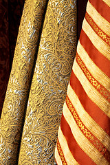 Image showing Gold linen