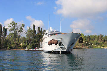 Image showing luxurious yacht