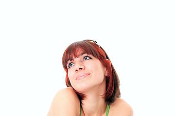 Image showing happy young woman