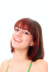 Image showing happy young woman