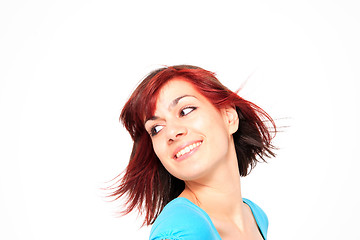 Image showing happy young woman