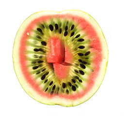 Image showing kiwi and melon