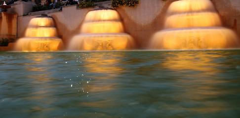 Image showing Magic fountain in Barcelona, Spain