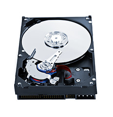 Image showing Hard drive insides