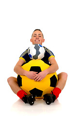 Image showing Play soccer, football