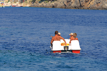 Image showing Leisure pedal boat