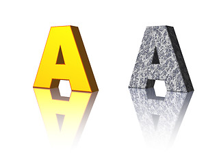Image showing letter A