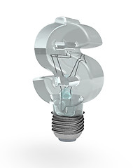 Image showing dollar bulb