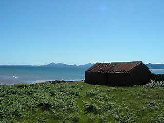 Image showing irish sea and sky