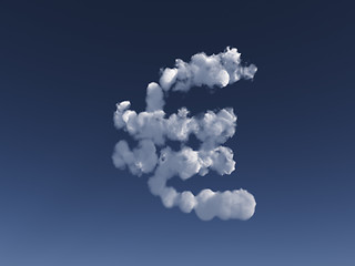 Image showing euro clouds