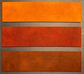 Image showing Red leathers