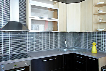 Image showing Modern kitchen counter