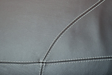 Image showing Leather stitch