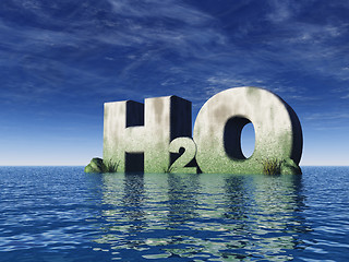 Image showing h2o