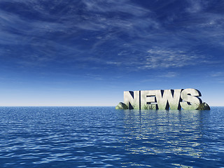 Image showing news