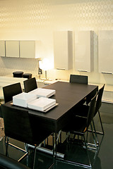 Image showing Modern dinning table