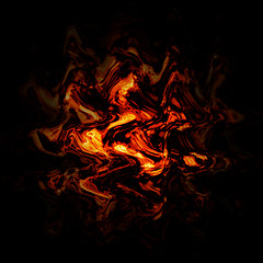 Image showing burning reflection