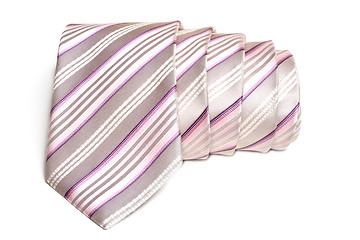 Image showing Rose striped tie