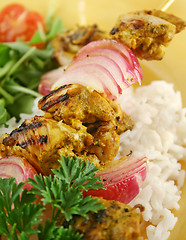 Image showing Chicken Tandoori Kebobs