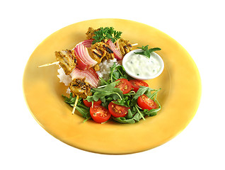 Image showing Chicken Tandoori Skewers