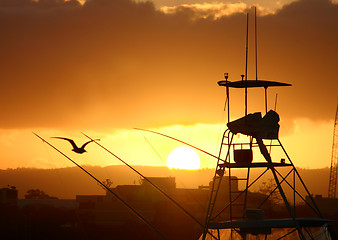 Image showing Fly Bridge In The Sun