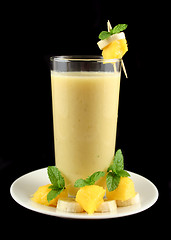 Image showing Mango And Banana Smoothie