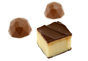 Image showing Caramel Fudge And Polygon Chocolates
