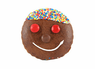 Image showing Chocolate Gingerbread Face
