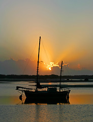 Image showing Daybreak Over Water