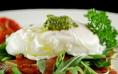 Image showing Poached Egg Pesto 3