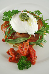 Image showing Poached Egg Pesto 5