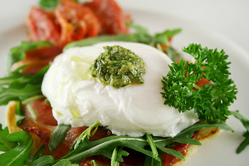 Image showing Poached Egg Pesto 6