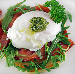 Image showing Poached Egg Pesto 7