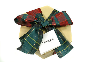 Image showing Tartan Thank You