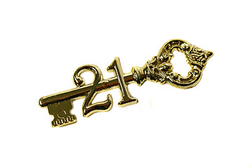 Image showing 21st Birthday Key