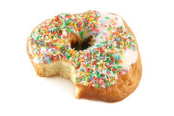 Image showing Doughnut With Hundreds And Thousands