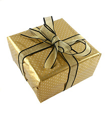 Image showing Gold Wrapped Gift