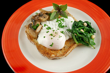 Image showing Poached Egg Breakfast 1