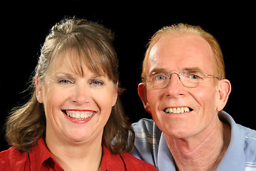 Image showing Middle Aged Couple Smiling