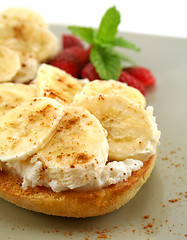 Image showing Banana And Ricotta Muffins