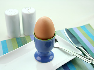 Image showing Uncracked Boiled Egg
