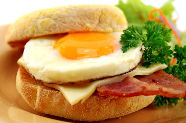 Image showing Bacon And Egg Muffin